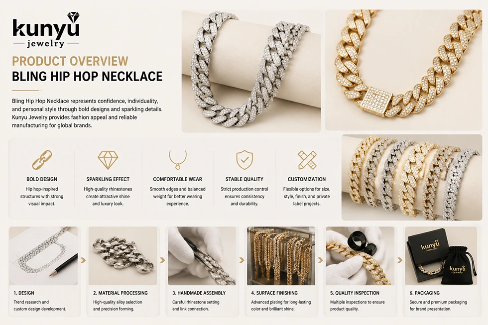 Bling Hip Hop Necklace